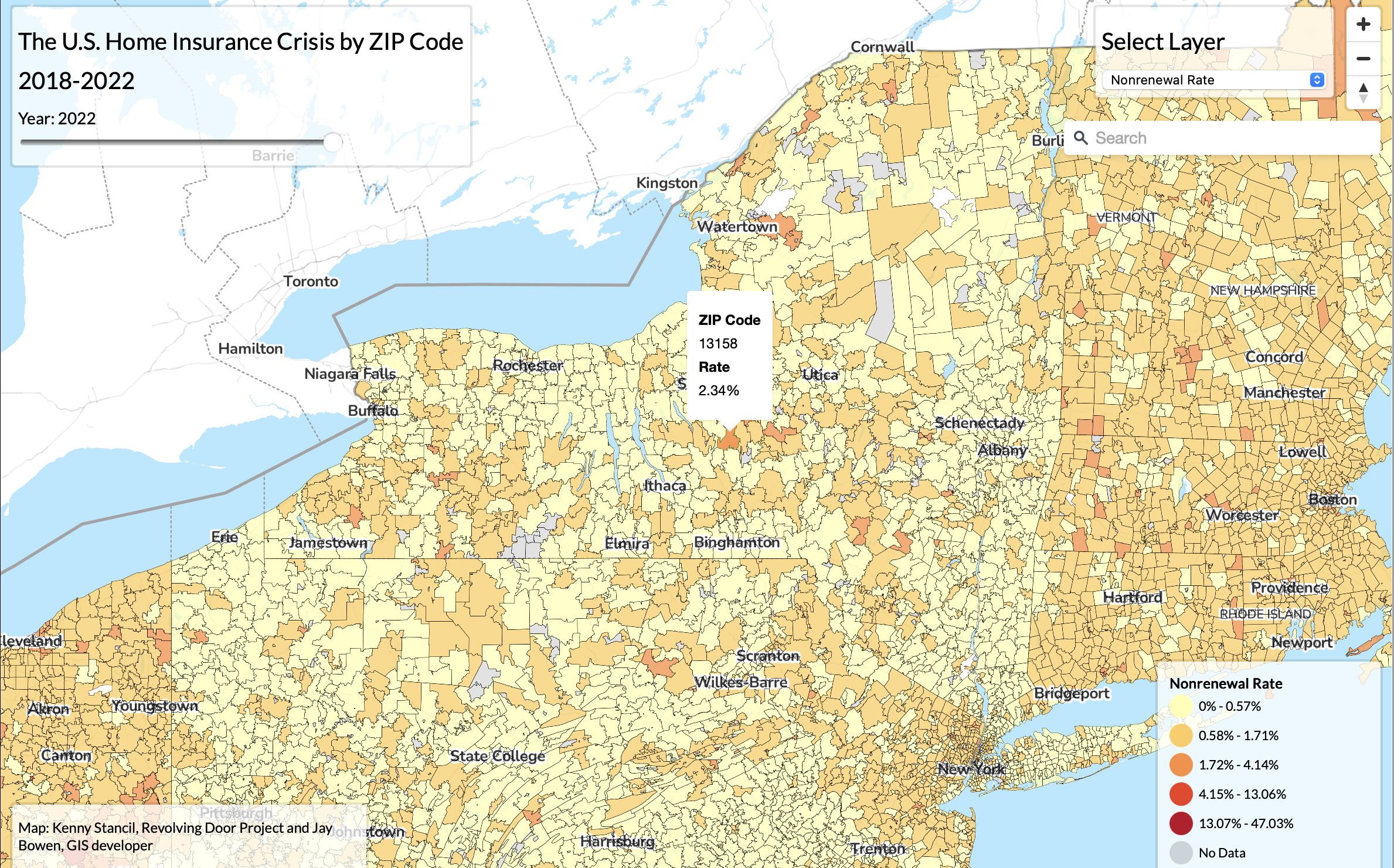Mapping the home insurance crisis across America.